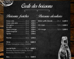 Carte restaurant